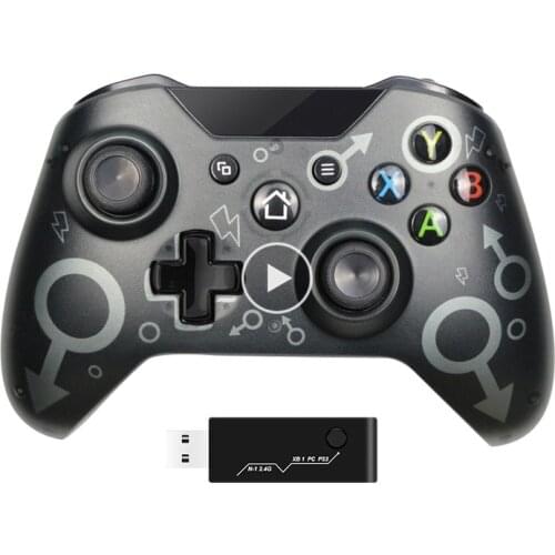 2.4G Wireless Game Gamepads Controller Joystick For Xbox One/One S/One X/P3/Windows Smart Phone Wireless Adapter Gamepad