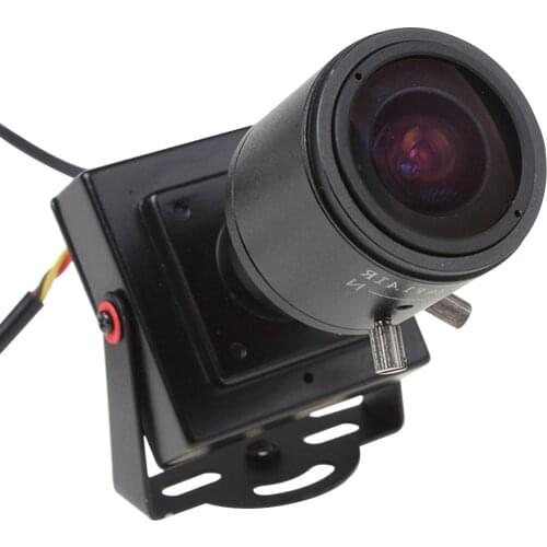 2.8-12mm Manual Lens Mini HD 700TVL 1/3 CMOS Security Audio Video Color CCTV Camera PAL NTSC for Home indoor Outdoor