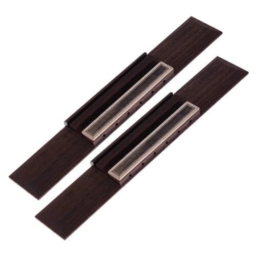 2pcs Rosewood Classical Guitar Bridge for Classic Guitar String space 12mm