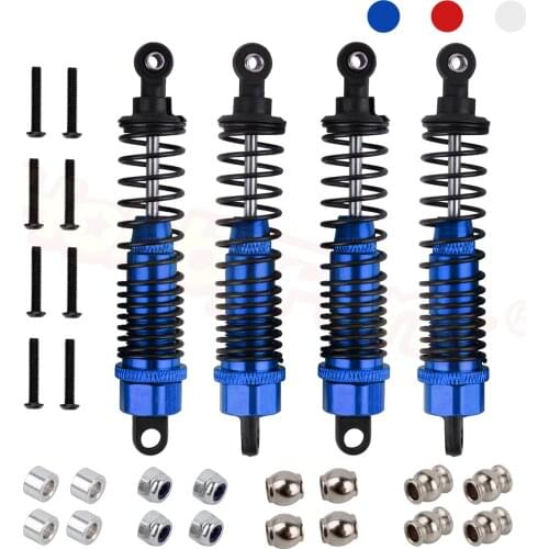 4Pcs For 1/10 RC Crawler FTX5579 FTX OUTBACK SPARES RGT 86100 86110 Aluminum Shock Absorber Upgrade Parts