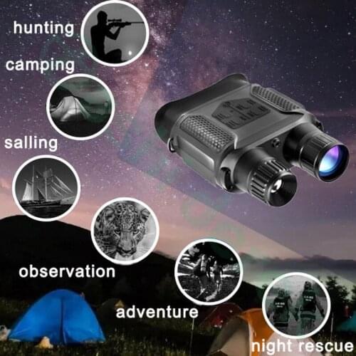 400m 7x Zoom NV400B Digital Telescope Goggles Waterproof 3IR Levels 4IP 9 Languages Day and Night Vision Binoculars for Camping