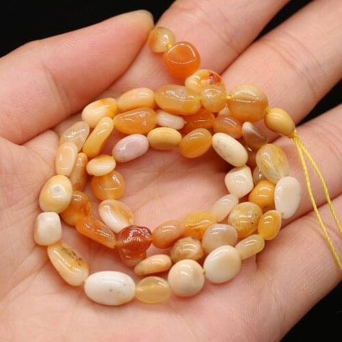 Natural Stone Beads Polish Irregular Agated Jades Loose Bead for Jewelry Making DIY Bracelet Necklace Crafts for Women