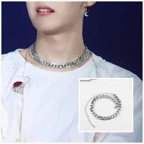 Punk Stainless Steel mens Necklace chain s for Men Women Unisex Hip Hop man Necklaces Male Figaro Chains