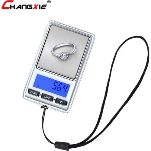 200g / 0.01g LCD Digital Pocket Scale Portable Mini Electronic Gram Balance Precision Weight Libra Commercial Measuring Tools