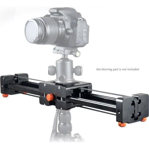 Commlite CS-V500 Retractable Video Slider 50cm Dolly Track Stabilizer 100cm Actual Sliding Distance Load Up to 8kg for DSLR