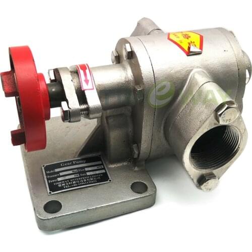 Hydraulic pump stainless steel gear pump KCB-83.3 2CY5/3.3 oil pump 304SS case iron