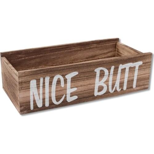 Nice Butt Bathroom Decor Box Funny Toilet Paper Storage Organizer Holder Rustic Farmhouse Kitchen Table Counter Decoration