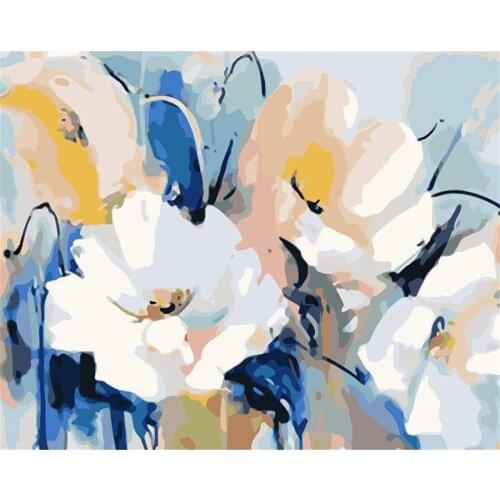 GATYZTORY Diy Painting By Number Animal Horse Dog Drawing On Canvas Gift Flower Kits Handpainted Paintings Art Home Decor