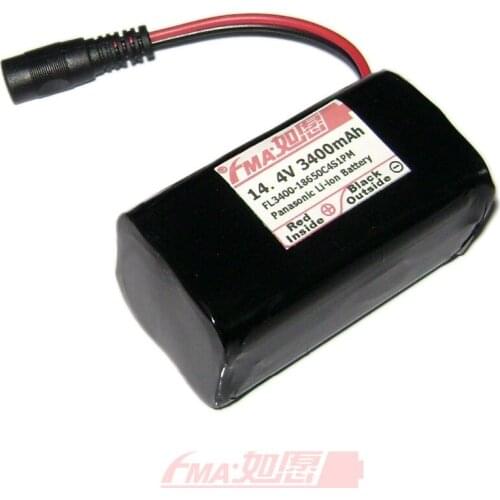 Rechargeable Li-ion Battery 14.4V 3400mAh assembly by Japan NCR18650B for Vacuum Washer with Protect Circuit Board PCM 4S1PX
