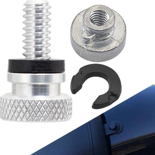 Motorcycle Chrome Rear Fender Seat Bolt Screw Nut License Plate Knob Cover For Harley Sportster XL Dyna Touring Softail