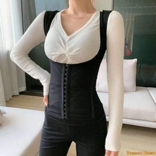 2021 New Style Shaping Underwear Ladies HipLifting Panties Belly Breathable Shapewear Posture Corrector Body Shaper Vest