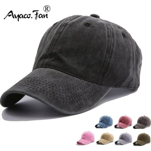 Solid Spring Summer Cap Women Ponytail Baseball Cap Fashion Hats Men Baseball Cap Cotton Outdoor Simple Vintag Visor Casual Cap