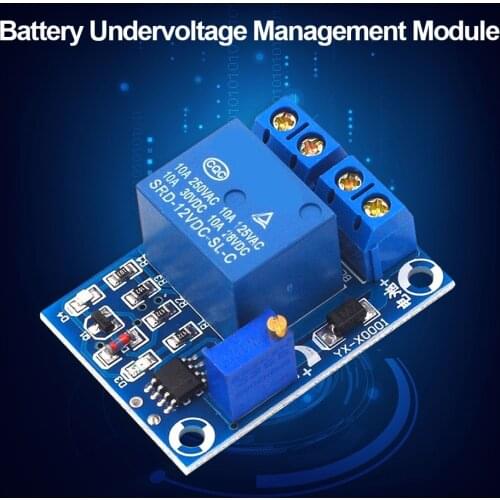 DC 12V Battery Undervoltage Cut Off Automatic Switch Recovery Protection Board Automatic Switch Protection Board Module