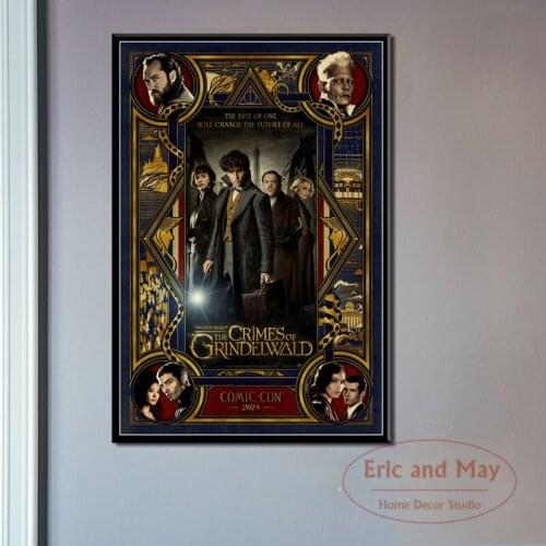Fantastic Beasts Movie Series Poster And Print Wall Art Canvas Pictures Painting Hot Modern Style Aesthetic Room Decor Cuadros