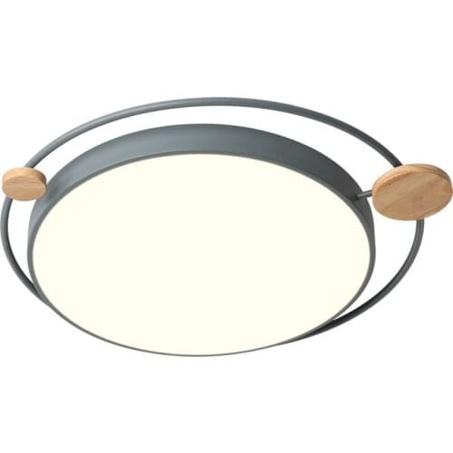 Nordic Ceiling Lamp Bedroom Lamp Simple Circular Aisle Study Creative Childrens Room Lamp Macaron Led Lamps