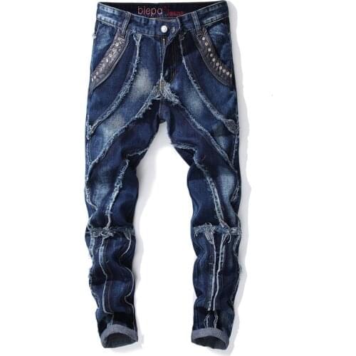 Stretchy 2020 New Fashion Skinny Jeans Men Causal Pants Mens Jeans Homme