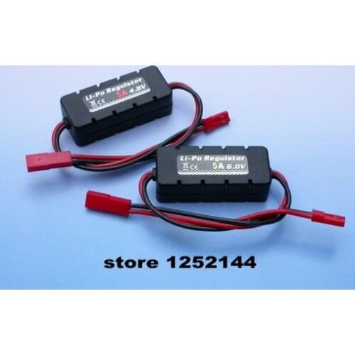 Prolux 5A 4.8V/6V/7.4V Li-Po Battery Regulator PX1421B 1422B 1423B Free Shipping