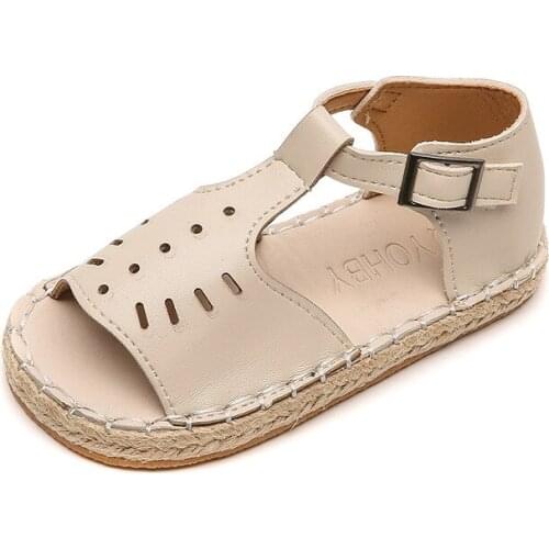 CNFSNJ new Summer girls Sandals Closed Toe Children Shoes Casual Sports Sneakers Kids Anti-Slip Hollow Air Shoes 26-30