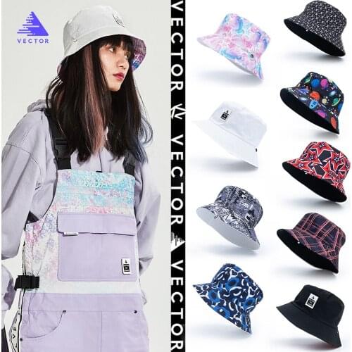 Korean Adult Kids Double-sided Sun Foldable Bucket Hat Men Women Wide Brim UV Protection Beach Outdoor Sunscreen Fisherman Hat