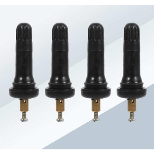 4Pcs TPMS Tire Pressure Monitoring System Anti-explosion Snap In Tire Valve Stems
