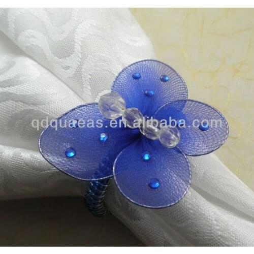 Decoration wedding crystal napkin ring napkin ring and party decoration napkin ring