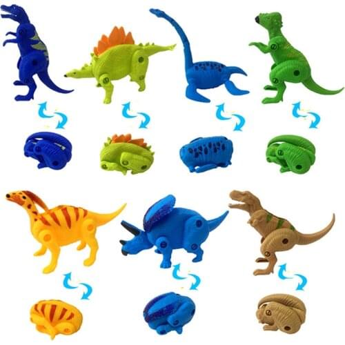 10PCS Dinosaur Party Gift Deformed Egg Jungle Party Favor Cute Giveaway Kids Happy Birthday Party Supply Souvenir