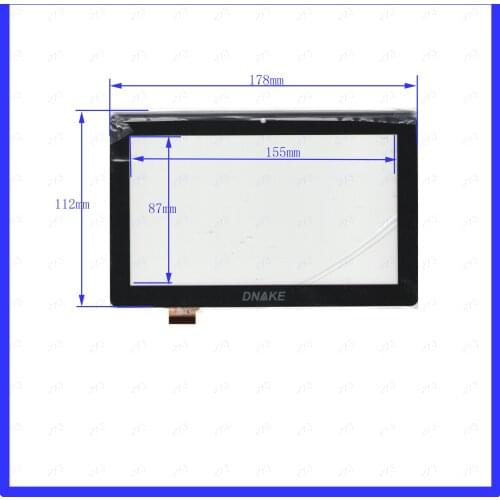 ZhiYuSun DNAKE NEW 7inch 178mm*112mm Touch sensor panel 6 use GPS DVD GT911 overlay kit 178*112 Resolution