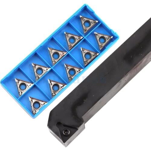 1pc STGCR2020K16 STGCR2525M16 External turning toolholder Tool cutting edge angle 91°+TCMT Carbide CNC lathe turning inserts set