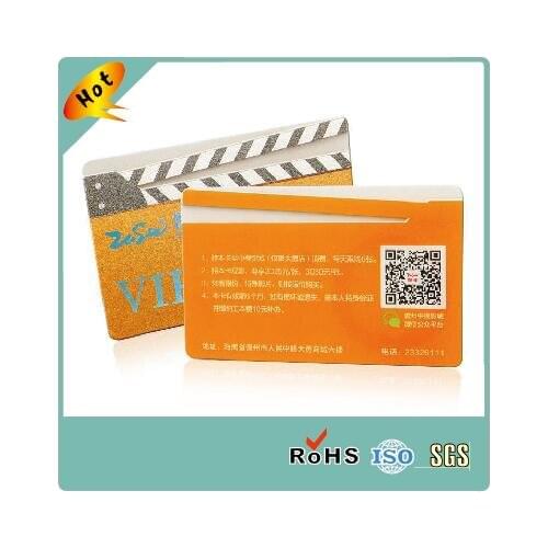 1000pcs/lot)high quality customized 85.5*54mm thickness 0.76mm plastic loyalty card printed QR code / Bar code