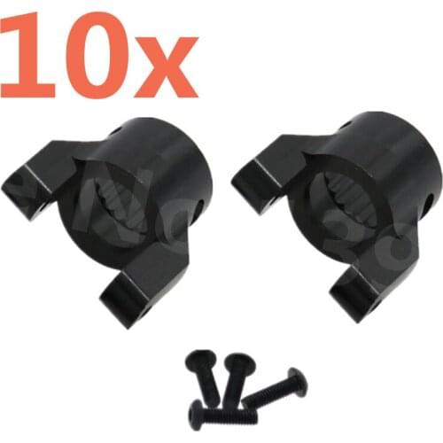 10x CNC RC Cars Upgrade Parts Alum. AX30762 Steering C Hub Carrier set (L/R) For 1/10 Axial Wraith Spawn AX90018 AX90020 AX90031
