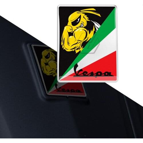 3D Motorcycle Decal Italia Sticker Case for PIAGGIO VESPA GTS GTV LX LXV 125 250 300 Replace Logo Sticker