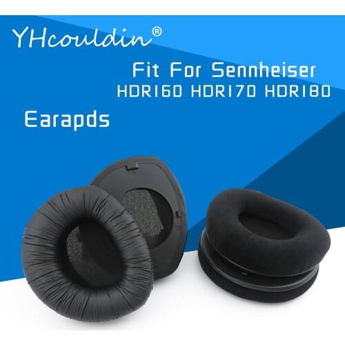 YHcouldin Earpads for Sennheiser HDR160 HDR170 DHR180 Headphones Earpad Cushions Covers Velvet Ear Pad Replacement