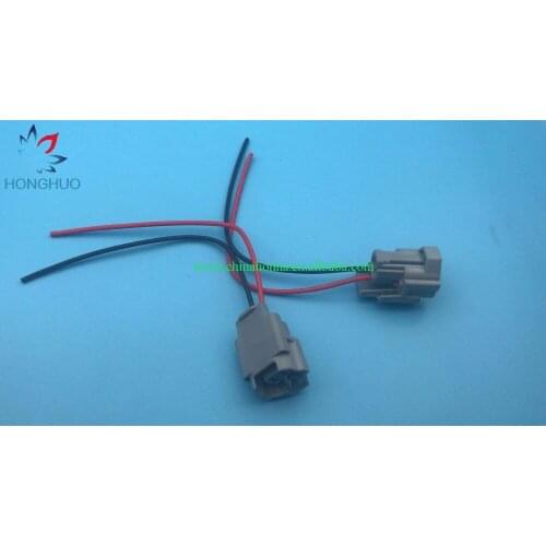 Free shipping 2 pin Fuel Injector Connector Pigtail case for Sard Tomei for Helix 1jz 2jz 15cm wire harness