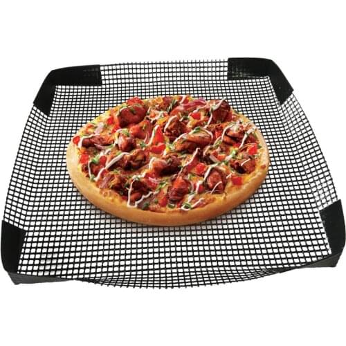 Bluedrop toaster bakery tray non stick woven glass toaster basket quick oven baking tray Sub roll Pizza crispy baskets 30X30cm