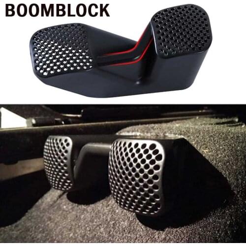 BOOMBLOCK 2pcs/set air outlet cover car accessories rear under seat interior auto For Nissan X-trail Xtrail Rogue T32 2014-2018