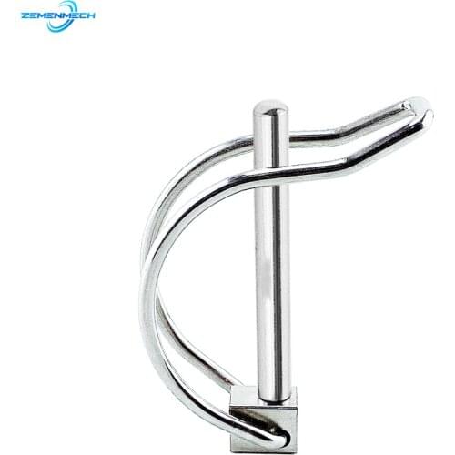 316 Stainless Steel Quick Lock Release Trailer Towing Coupler Safety Pin Bicycle Stroller Cargo Boat Stage Leg Hitch Hook Clip