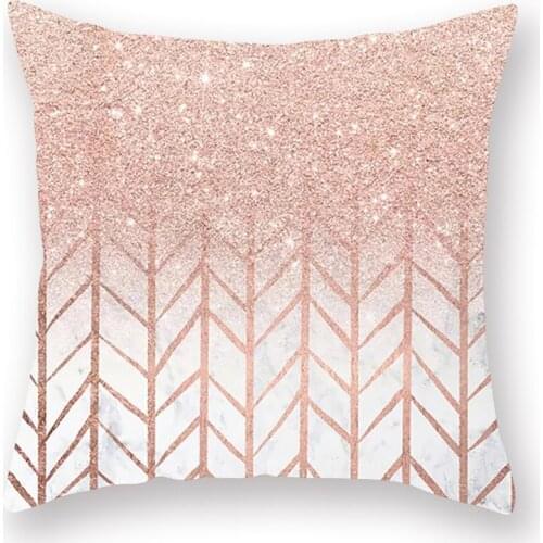 Lychee Printed Cushion Case 45x45cm Pink Polyester Peachskin Cushion Cover For Bedroom Home Office