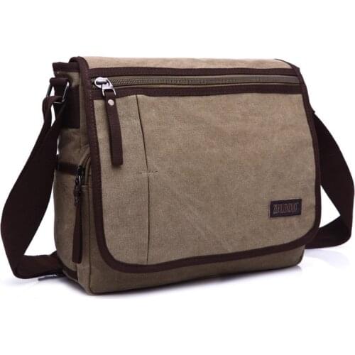 DB53 Hot Sale! High Quality Unisex Canvas Bag Casual Travel Bolsa Masculina Crossbody Bag Messenger Bags Large Capacity