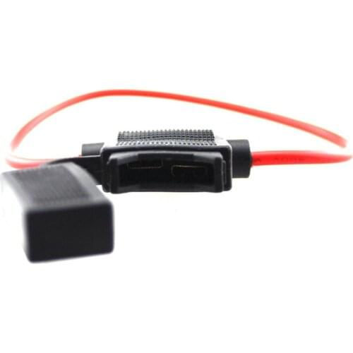 5Pcs 14 AWG Gauge Copper 12 Volt ATC Fuse Holder Wire Cable Auto 12V 24V 32V