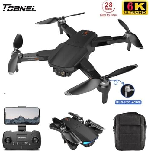 New GPS Drone 6k Profesional Brushless Motor 5G Quadcopter With Camera Dual HD FPV Foldable Drones WiFi RC Helicopter Gifts