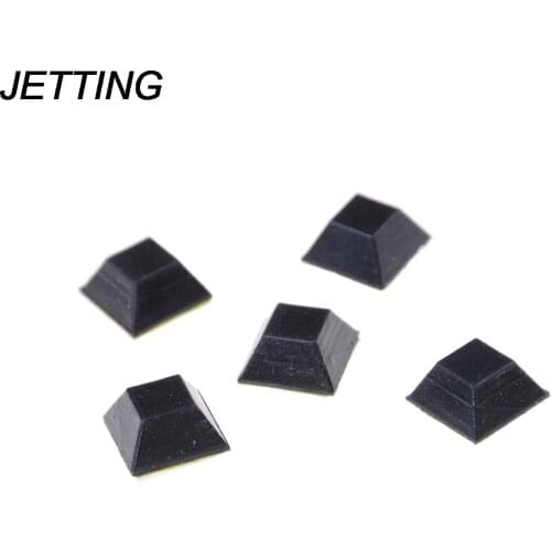JETTING 20pcs Black Rubber Table Chair Furniture Feet Leg Pads Tile Floor Protectors Wholesale