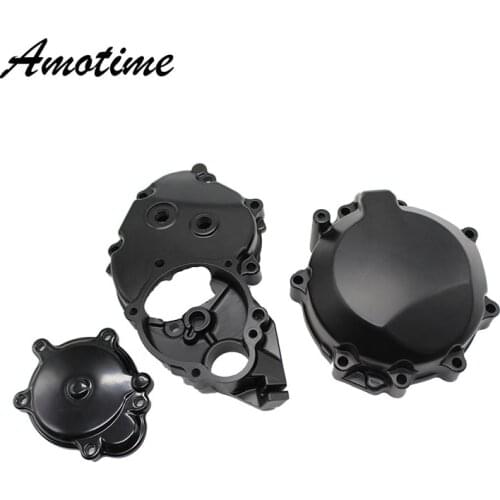For Kawasaki Ninja ZX10R 2006 2007 2008 2009 2010 ZX-10R Motorcycle Crankcase Engine Starter Cover right and left