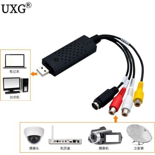 Hot selling! Easycap USB 2.0 E7 WIN Video TV DVD VHS DVR Converter Capture Card Adapter Video Capture Vedio Capture Device