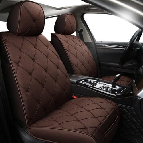 FeKoFeKo Universal Flax Car Seat covers Set for honda freed fiat tipo hyundai ioniq suzuki vitara ford kuga 2 3 peugeot auto