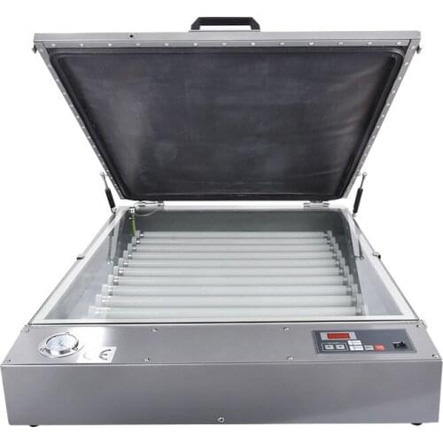 New MD6075 Silk Screen Vacuum Screen Exposure Machine Printing Plate-making Equipment Desktop Exposure Machine 400W 110V/220V