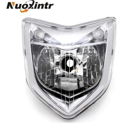 Nuoxintr Motorcycle Headlight Headlamp Front ABS Head Light For Yamaha FZ1 Fazer 2006 2007 2008 2009