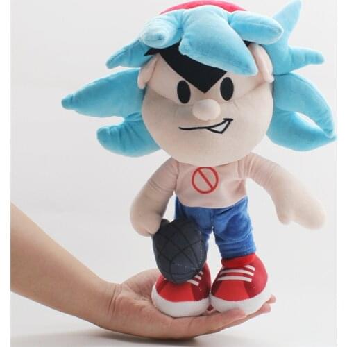 35cm Boyfriend from Friday Night Funkin Plush Toy Hot Game Boy Character Doll Cartoon Figure Plush Doll Kids Girl Birthday Gift