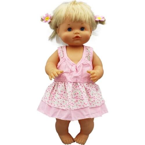 Pink Dress Clothes Fit 42cm Nenuco Doll Nenuco y su Hermanita Doll Accessories