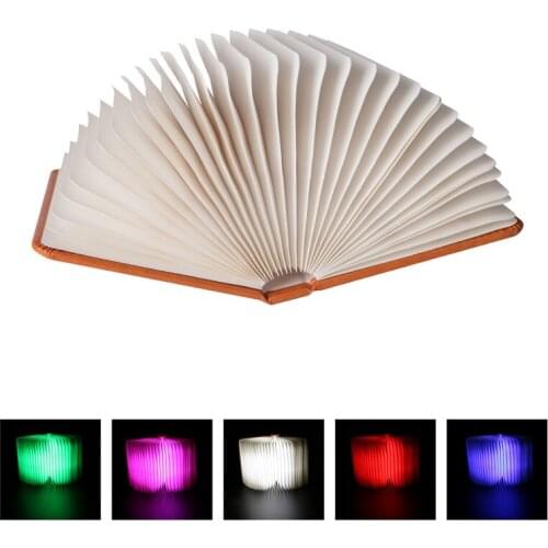 Creative Foldable Folding Led Book Night Light Lighting Lamp Portable Booklight USB Rechargeable Table Book Light Novelty Lamps