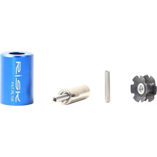 Bike Fork Star Nut Installation Tool with Free Screw & Start Nut MTB Front Fork Headset Steel Flower Core Mounting Sleeve Tool